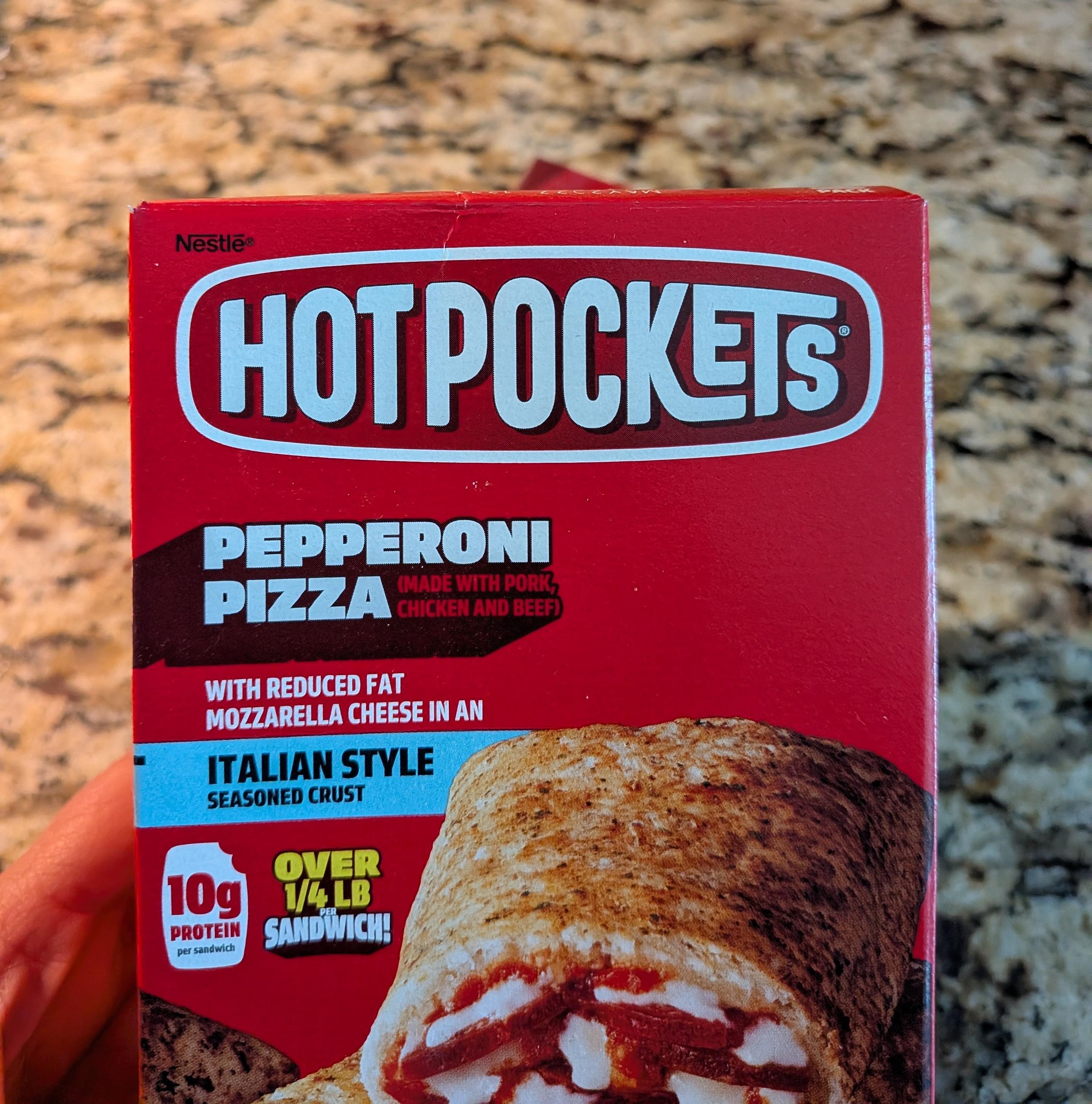 pepperoni pizza hot pockets